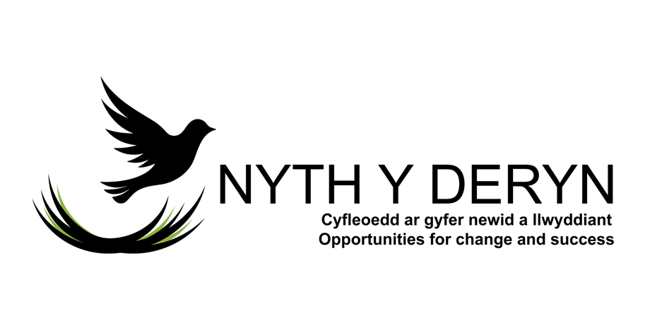 Nyth y Deryn logo white